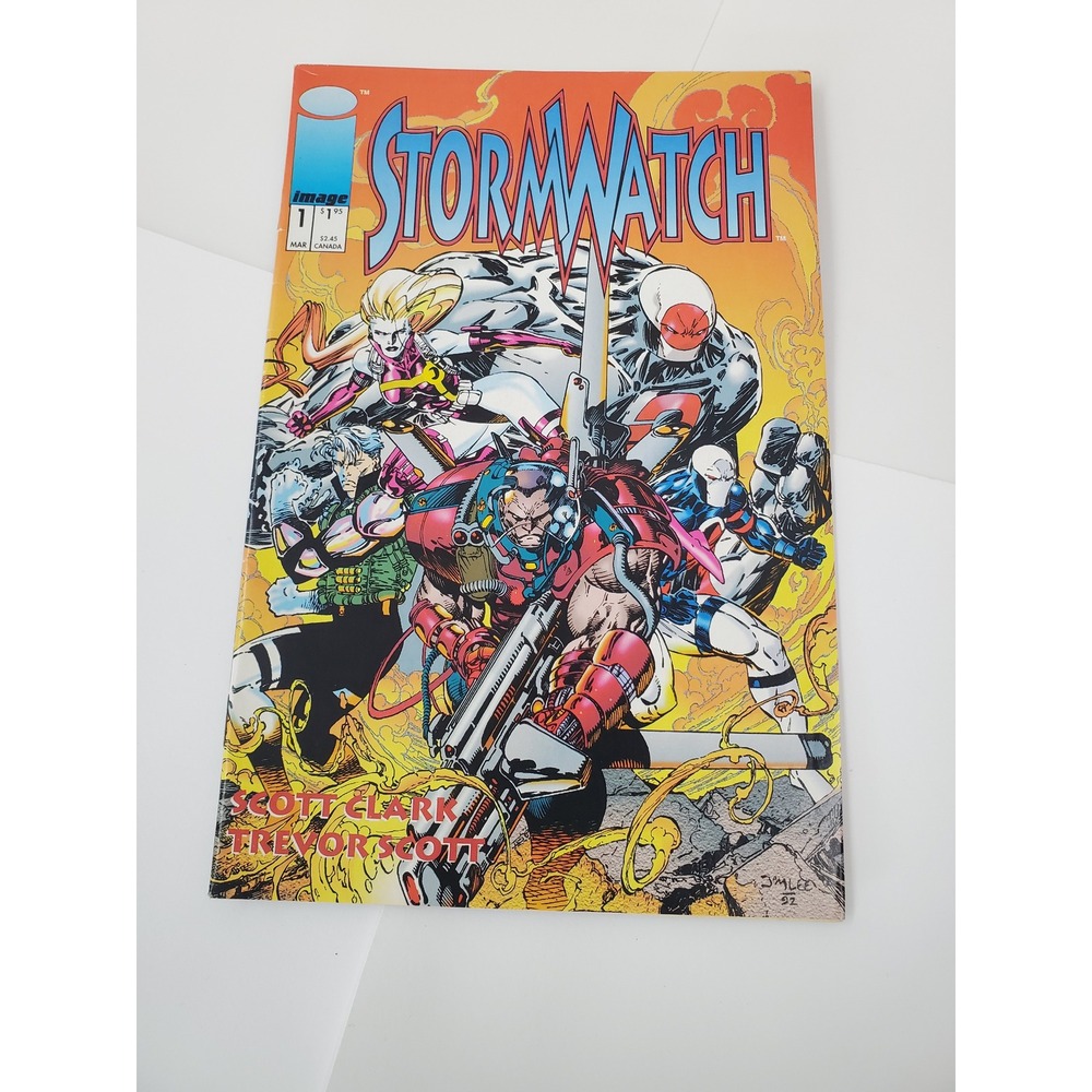 Stormwatch #1 Image Comics 1993 Jim Lee Scott Clark First Printing March 1993